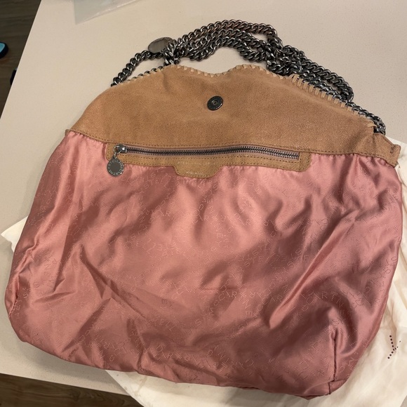 Stella McCartney shaggy deer large Falabella fold over bag - Picture 7 of 9